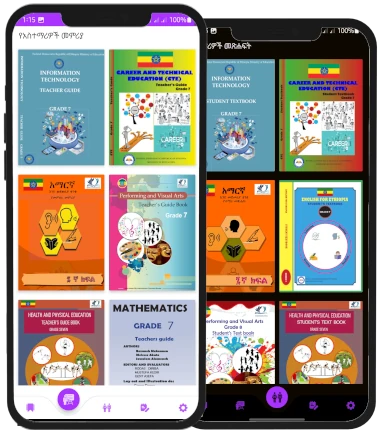 Ethio Books - Grade 7 Textbook Mobile App For Ethiopian Students For Exam and Study Preparation New Curriculem