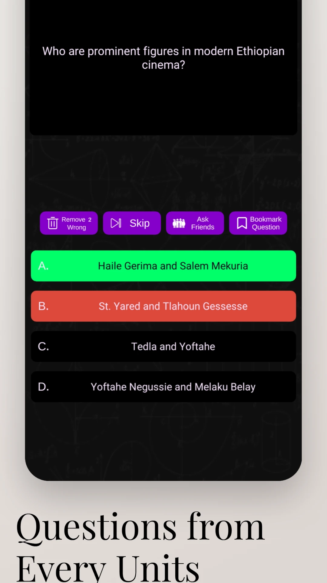 Ethio Learn  Grade 7 Quizzes App Screen Shot Images