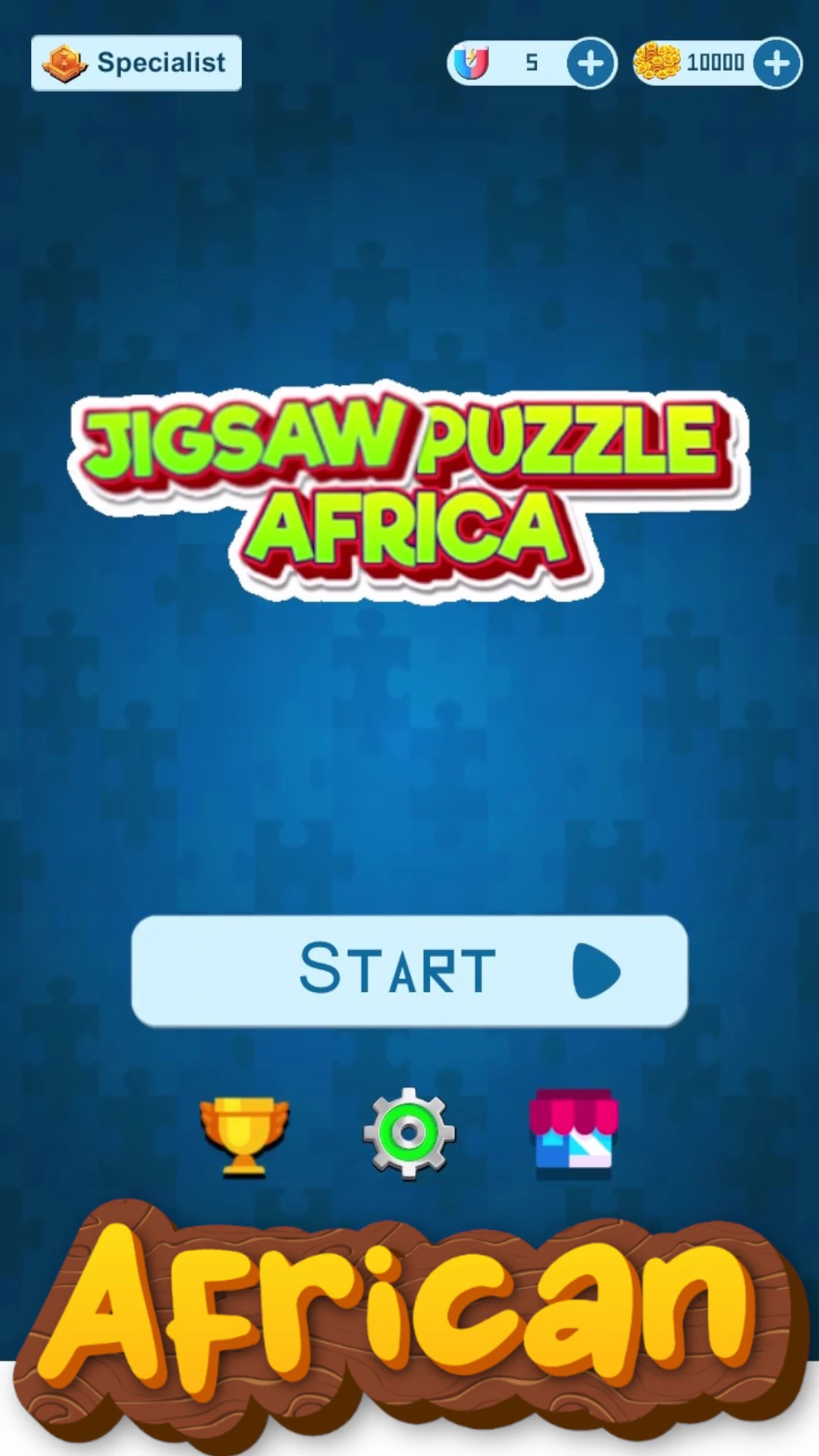 Jigsaw Puzzle  African Game Game Screen Shot Images